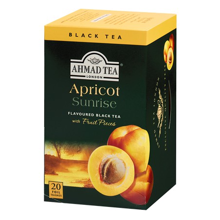 紅茶 アプリコット サンライズ ティーバッグ 20袋(40g) Ahmad Natural Benefit