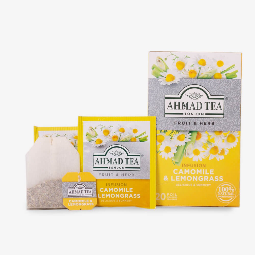 ハーブティー 菊花&レモングラス ティーバッグ 20袋(30g) Ahmad Natural Benefit