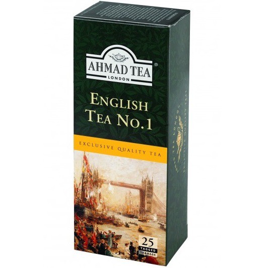 紅茶 English No.1 ティーバッグ 25袋(50g) Ahmad Natural Benefit