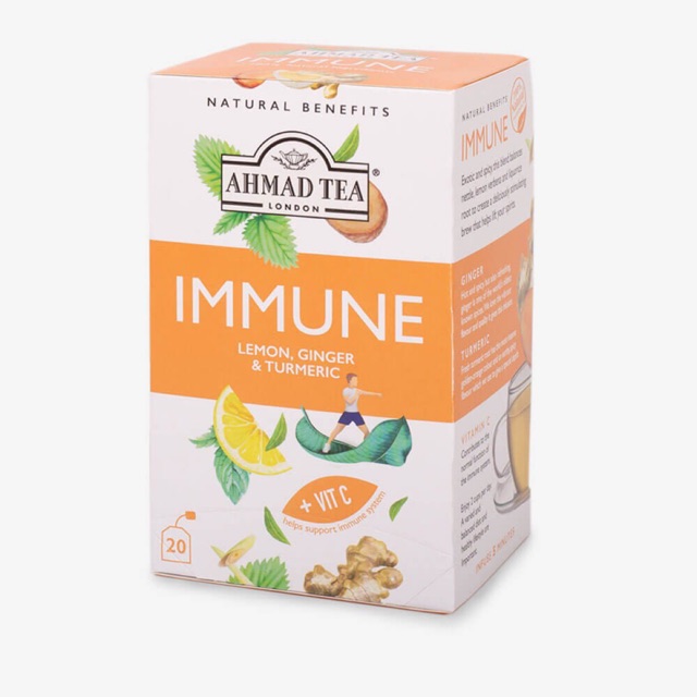 ハーブティー IMMUNE Infusion ティーバッグ 20袋 Ahmad Natural Benefit