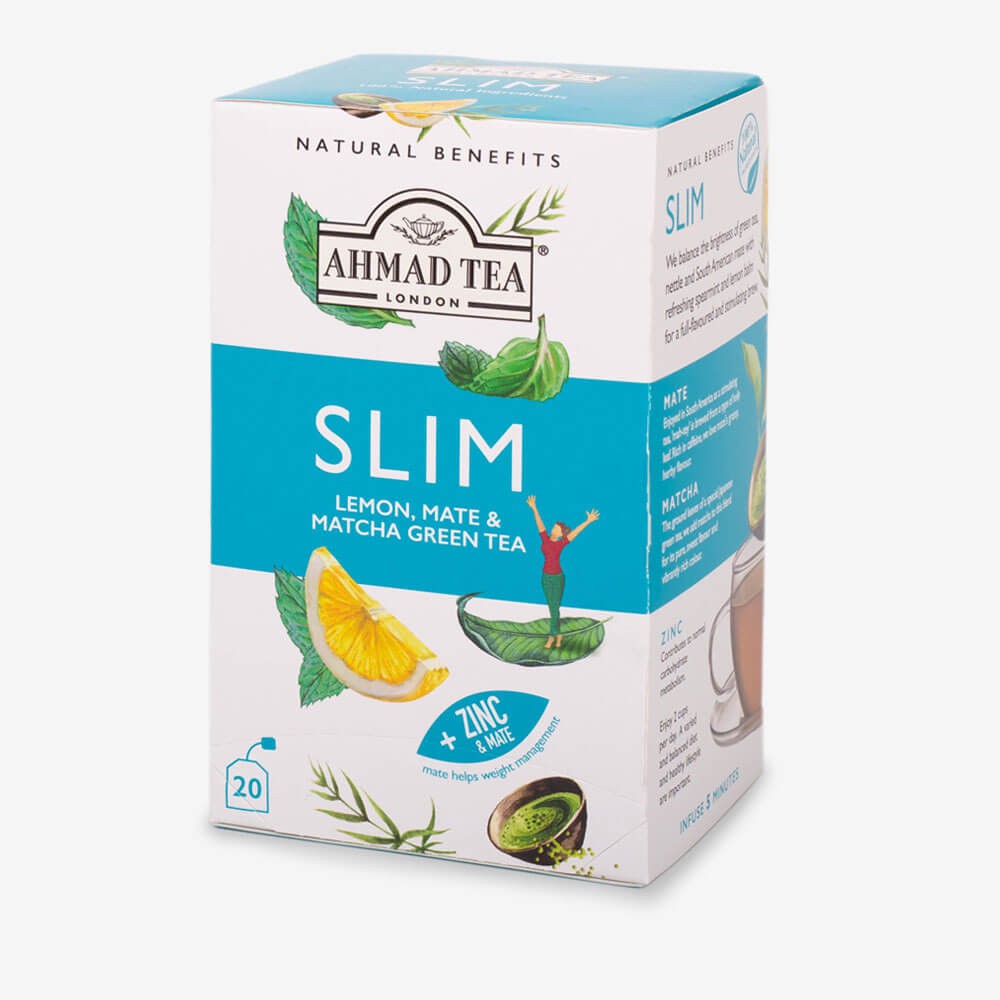 ハーブティー SLIM Infusion ティーバッグ 20袋 Ahmad Natural Benefit