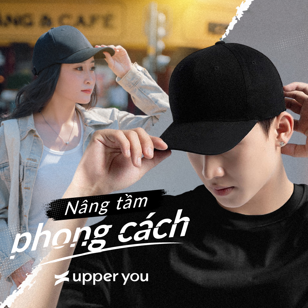 ファッションな韓国製ブラックツバ付きキャップ - NTR01/NPH01
