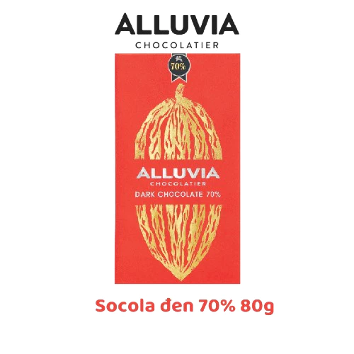 Alluvia 低糖ダークチョコレート 70%カカオ 80g - 自然の恵み、至高の味わい