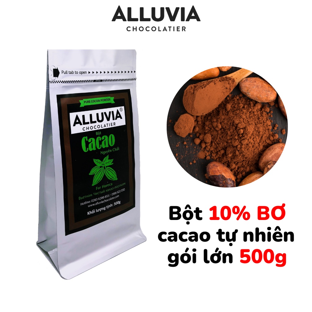 Alluvia Chocolate 無糖純ココアパウダー100％、カフェに最適な大容量パック