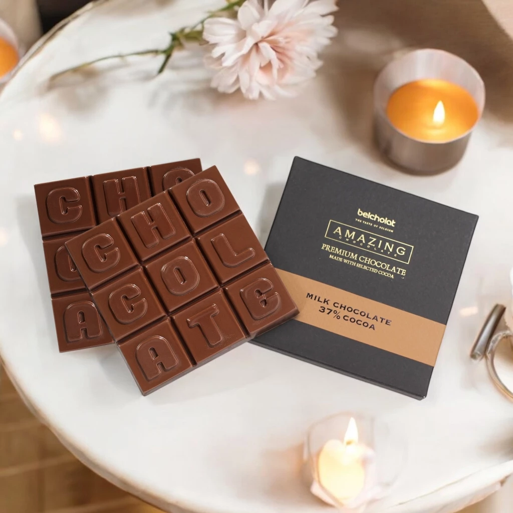 アメイジング・ベルショラット ミルクチョコレート 37% カカオとミルクの絶妙なハーモニー 上品なギフトに