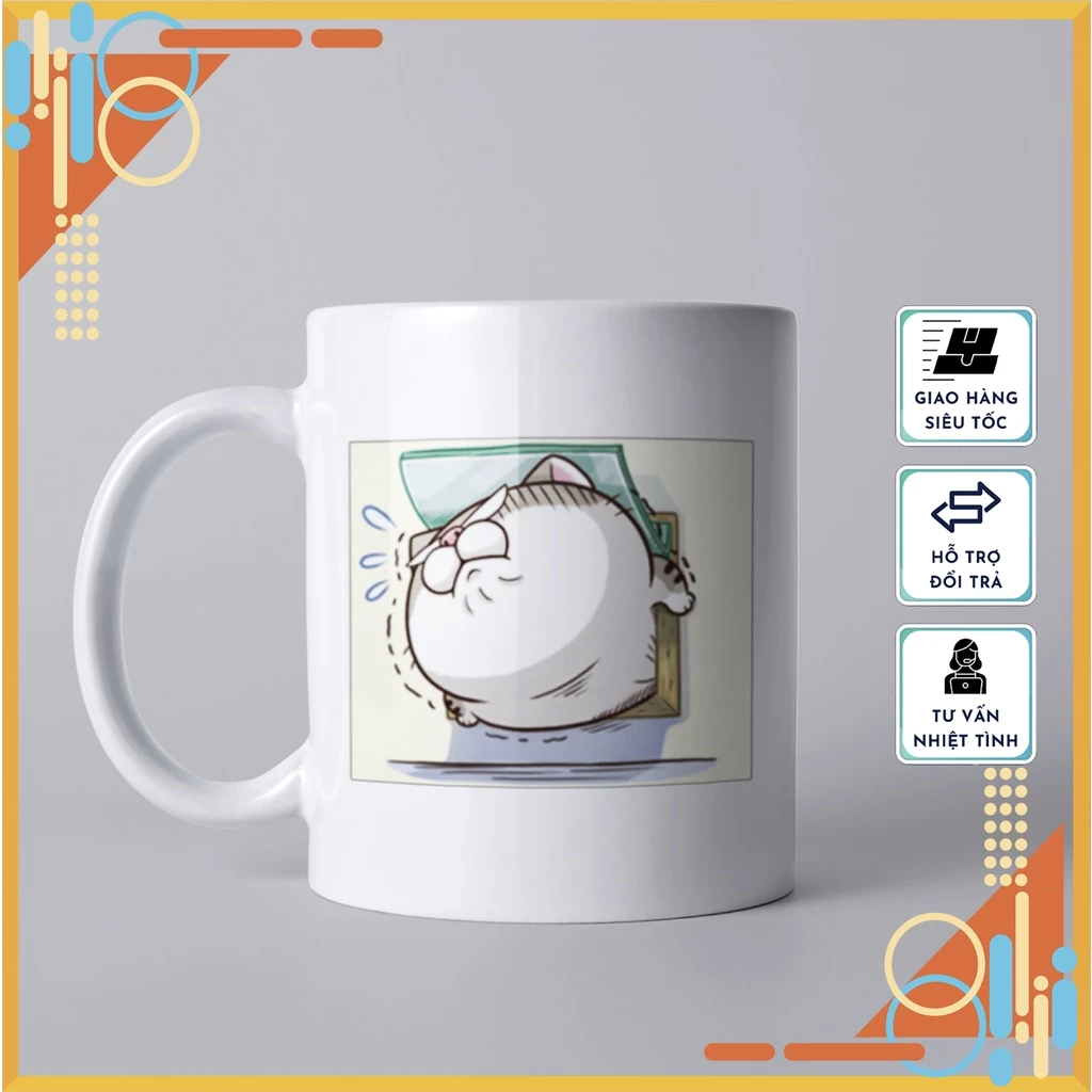 アミお腹ぽっこりマグカップ - ギフト・普段使いに最適