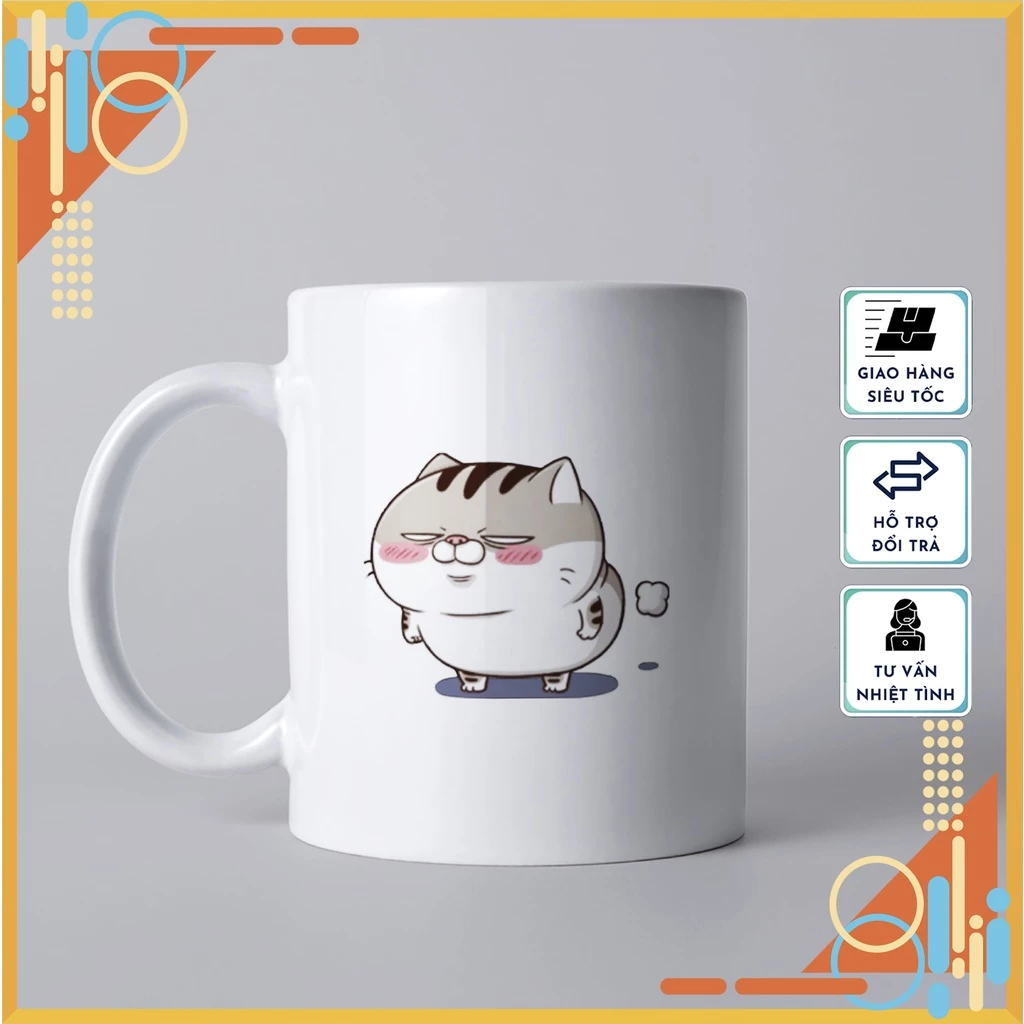 Amiのぽっちゃりマグカップ - ギフトにも普段使いにも最適！かわいいセラミック製コップ
