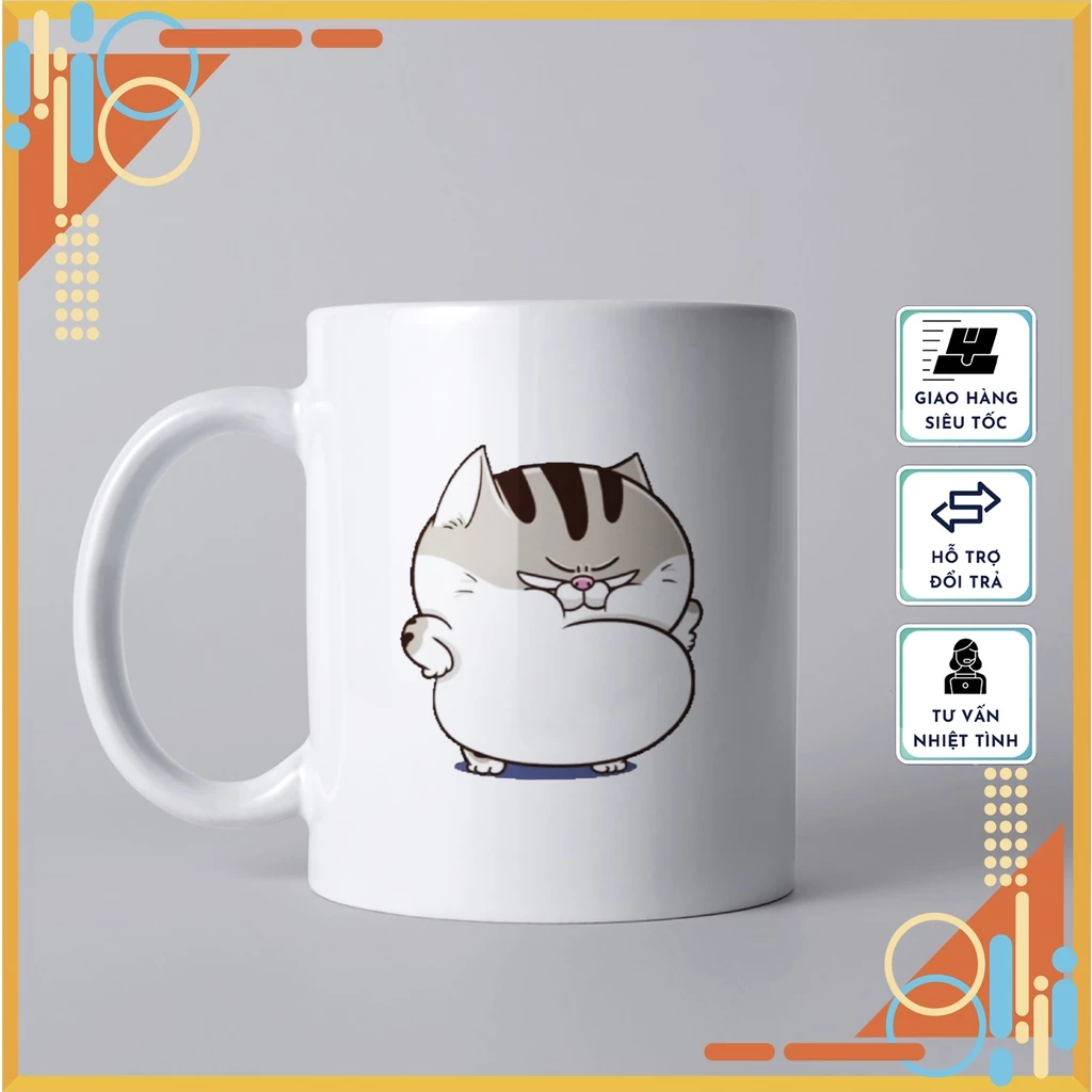 アミちゃんぽっちゃりマグカップ | 可愛い陶器のコーヒーカップ・ティーカップ | ギフト・プレゼントにおすすめ | 毎日使えるおしゃれなデザイン