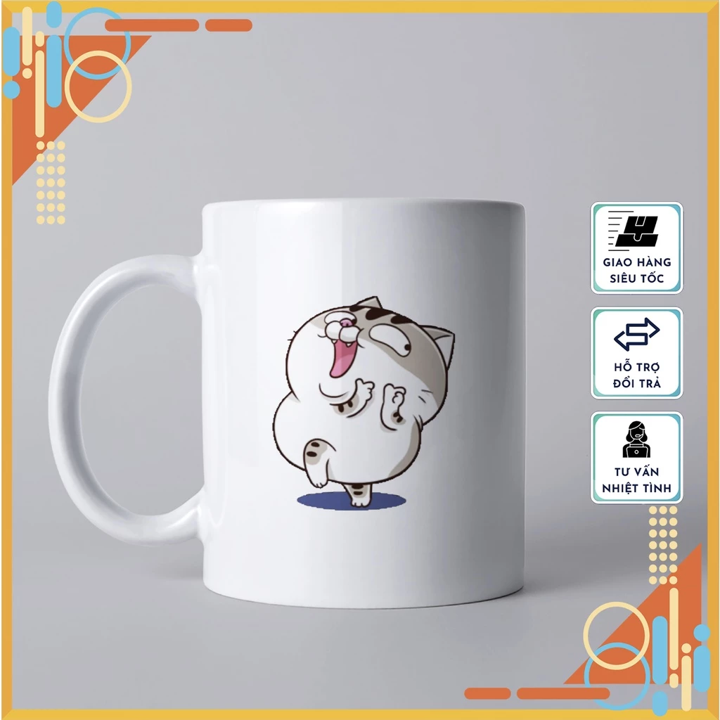 アミの癒し系ぽっちゃりマグカップ 330ml - ギフトにも普段使いにも