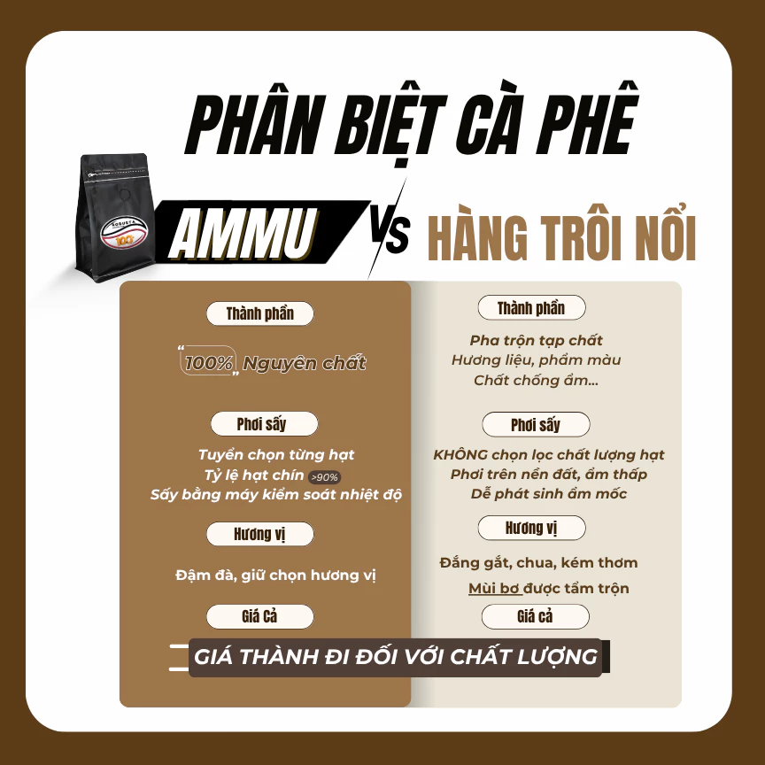 アムム ロブスタコーヒー 100%ピュア 木炭焙煎 濃厚な風味と甘い後味 フィン/コールドブリュー用 500g