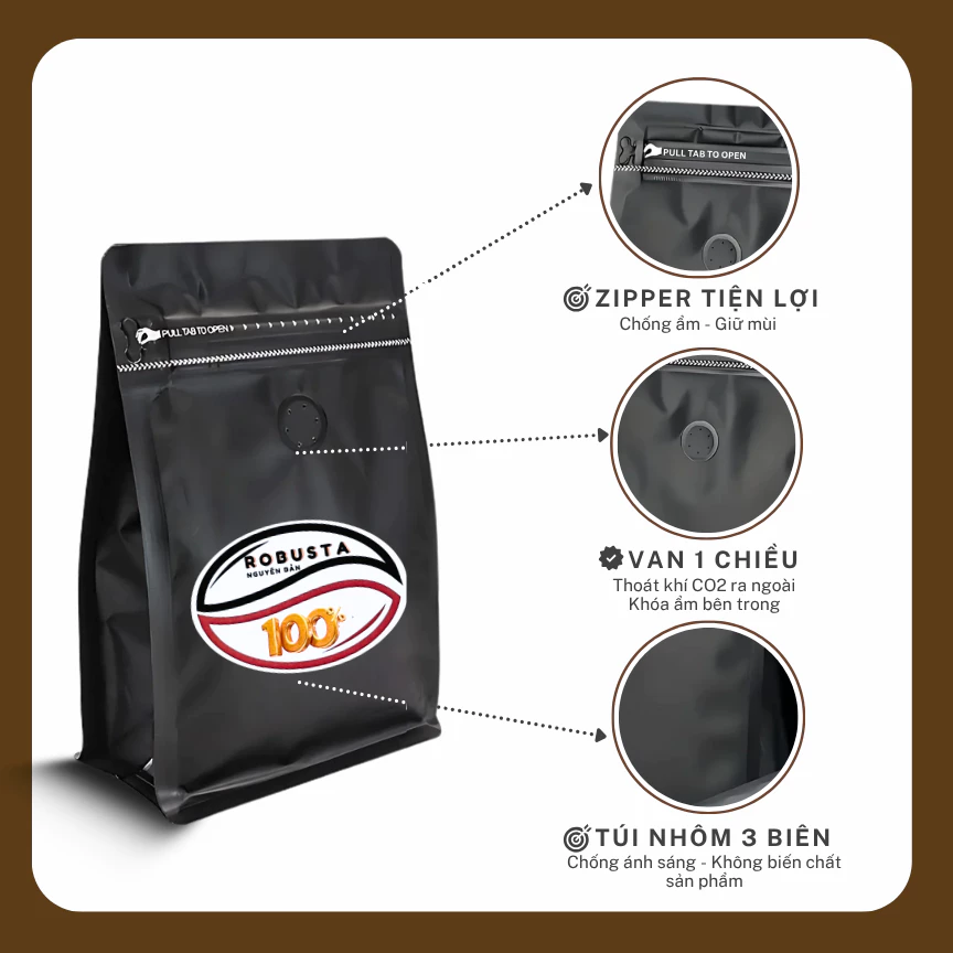 AMMUコーヒー 1kg プロフェッショナルブレンド (ロブスタ80% アラビカ20%) - エスプレッソマシン用 焙煎豆