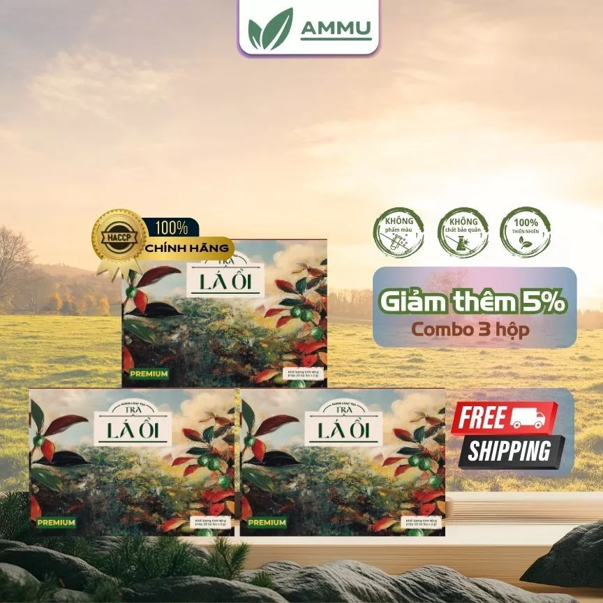 AMMU グアバ葉＆ステビアブレンドティー 脂肪燃焼・消化促進・血糖値サポート 3箱セット（各20包）