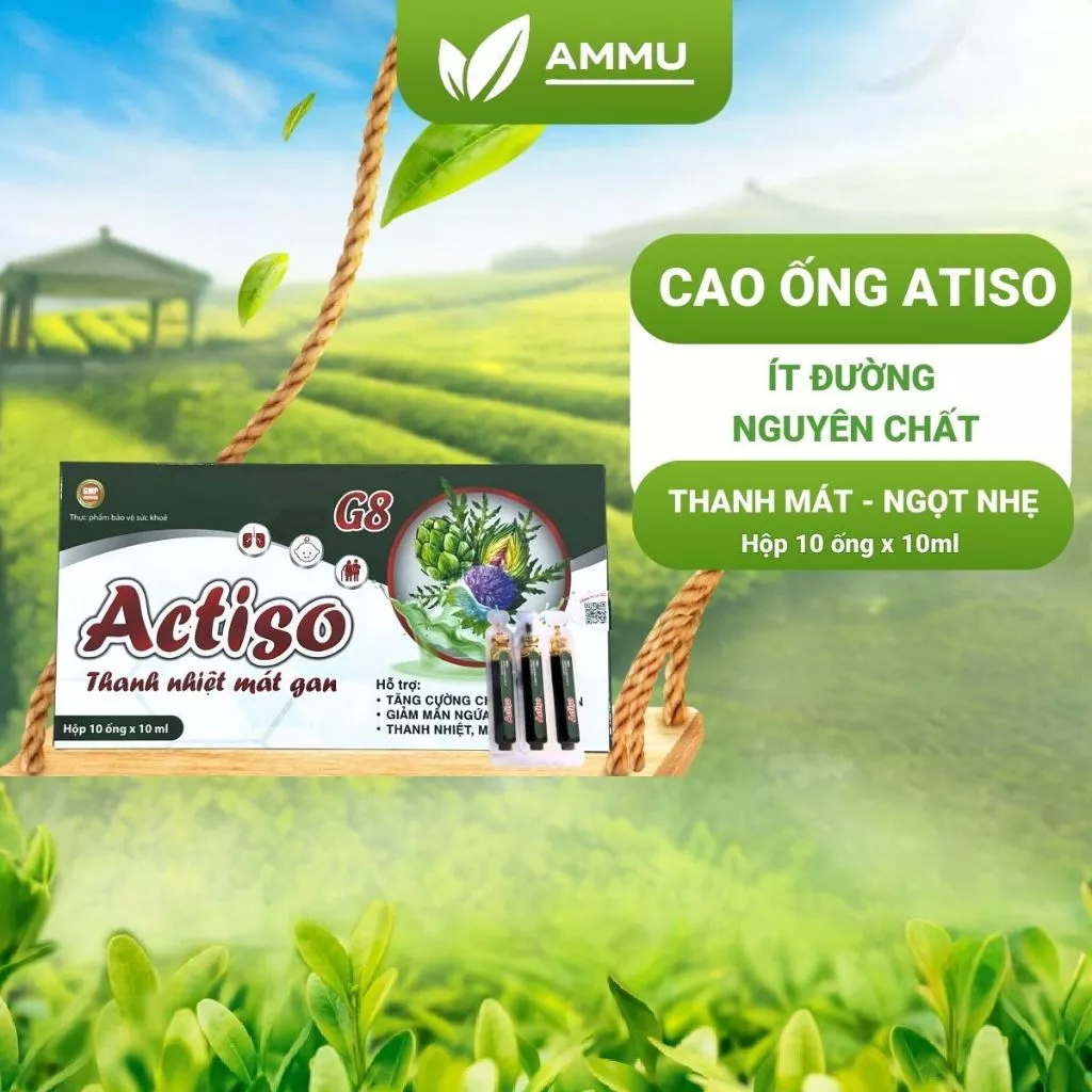 Ammu 低糖アーティチョークエキスチューブ 10本入り – 肝機能サポート・デトックス