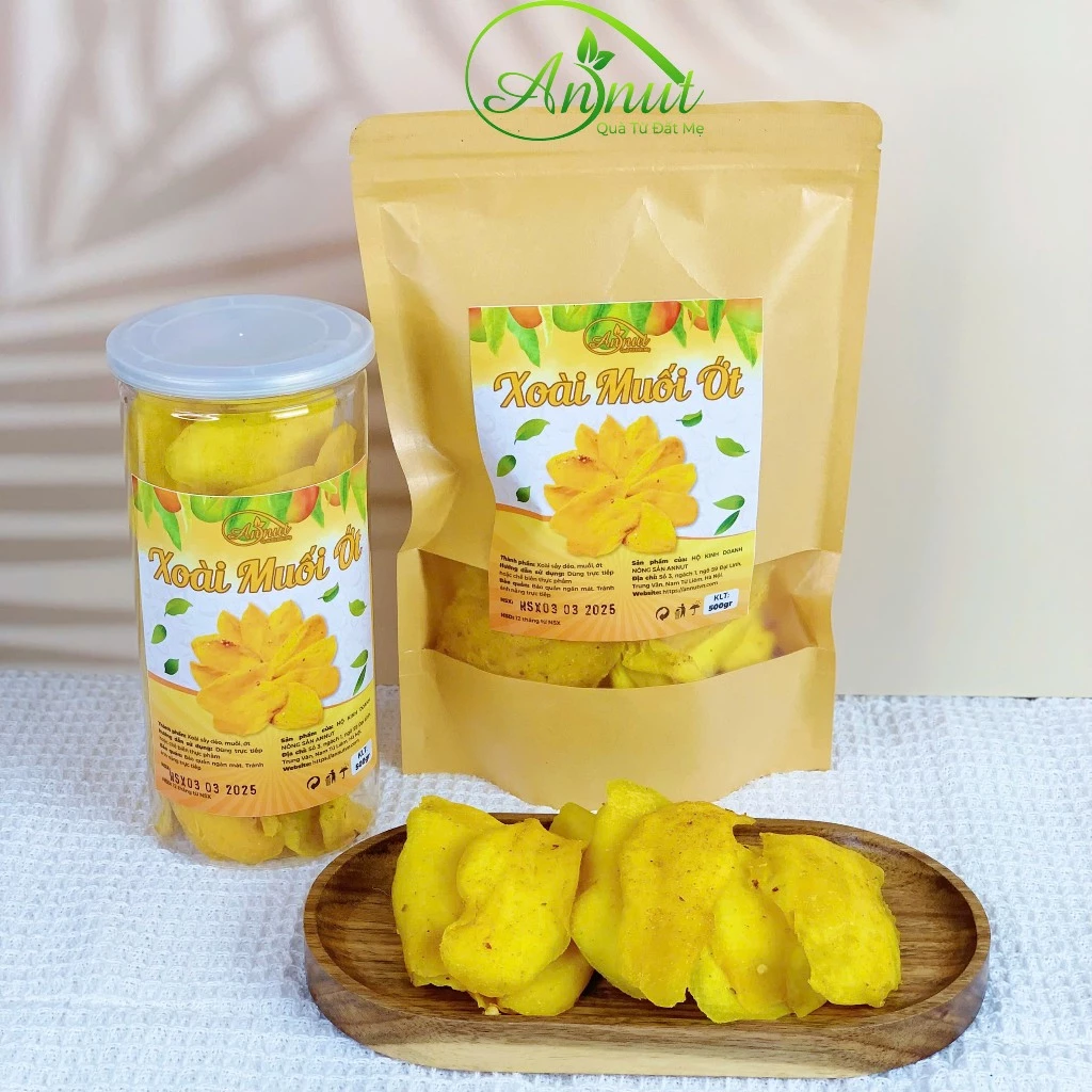 【Annut農産】やみつき！ピリ辛甘酸っぱいソフトドライマンゴー（塩チリ風味）- ヘルシースナック・ダイエットにも