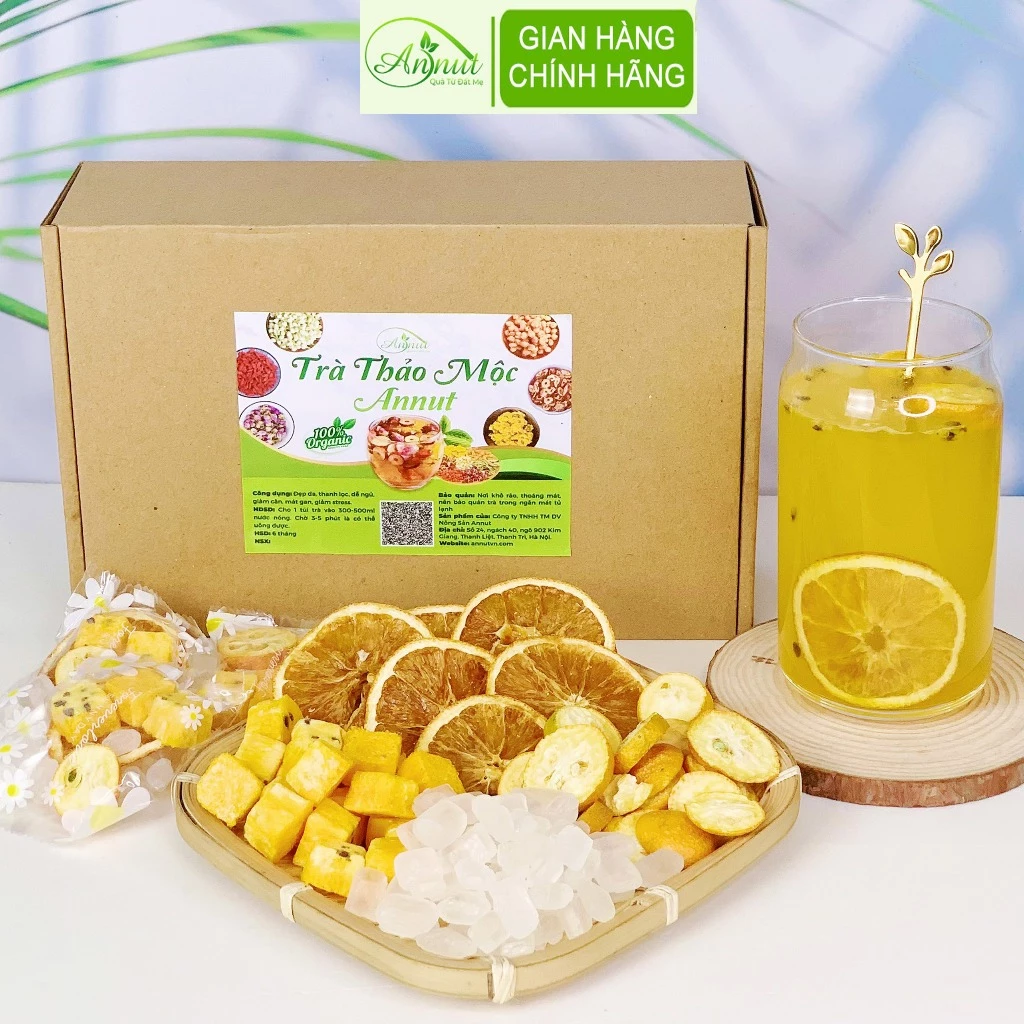 Annut パッションフルーツ＆キンカン デトックスティー 30包 - 肝臓ケア・美肌・リフレッシュに