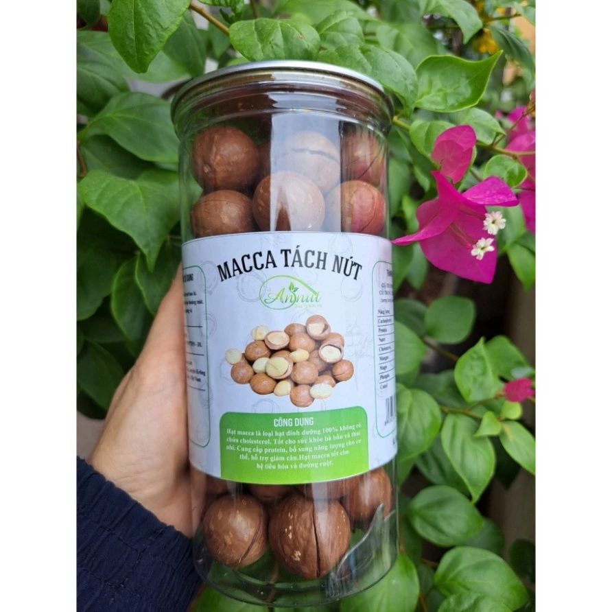 Annut 西原高原産 最高級殻付きマカダミアナッツ (Mサイズ) 500g - 香ばしくカリッと、栄養満点！おやつ、エイトクリーン、ケト、ダイエットに最適