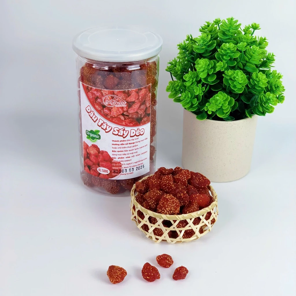 ANNUT (アンナット) 濃厚フレッシュ 自然な甘さのソフトドライストロベリー（半生いちご）