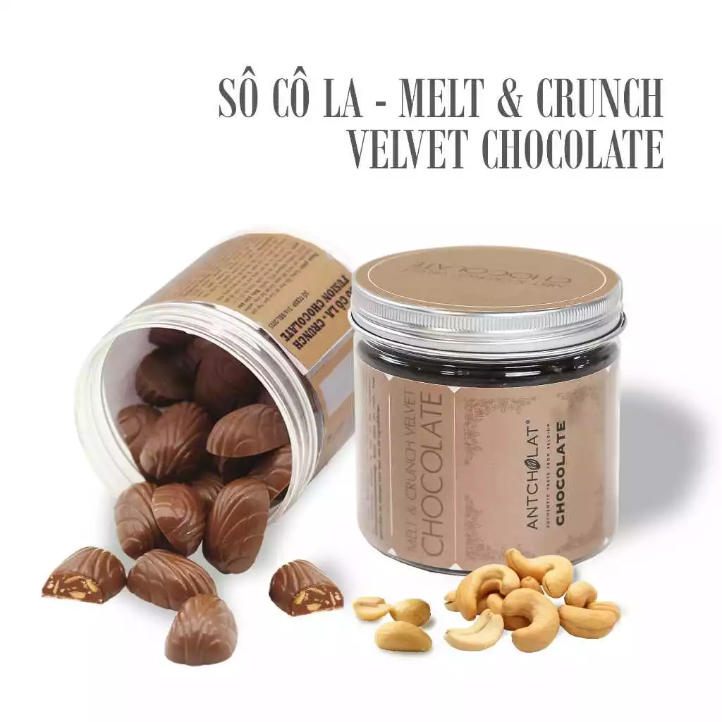 アンチョラート【メルティ＆クランチ ベルベット】香ばしナッツの健康チョコレートスナック