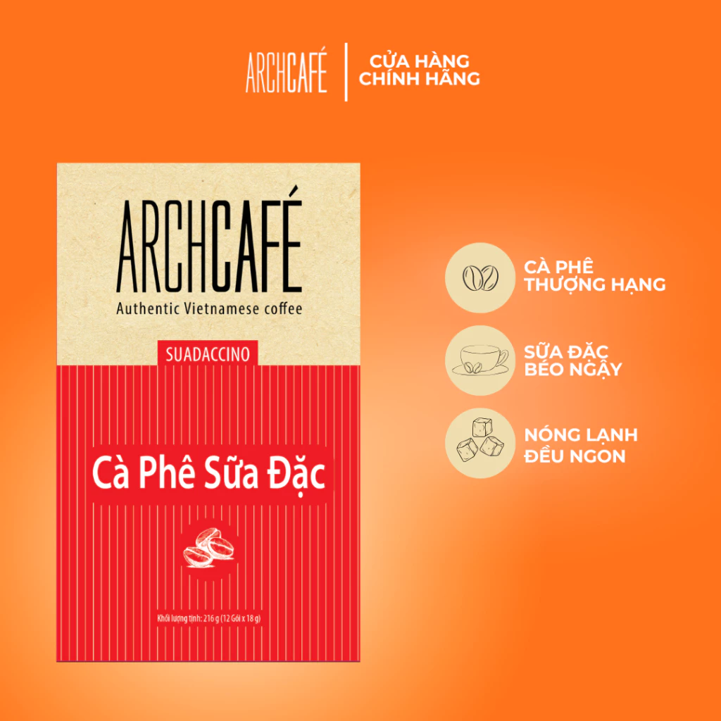 Archcafé ベトナム式ミルクコーヒー (18g x 12袋)