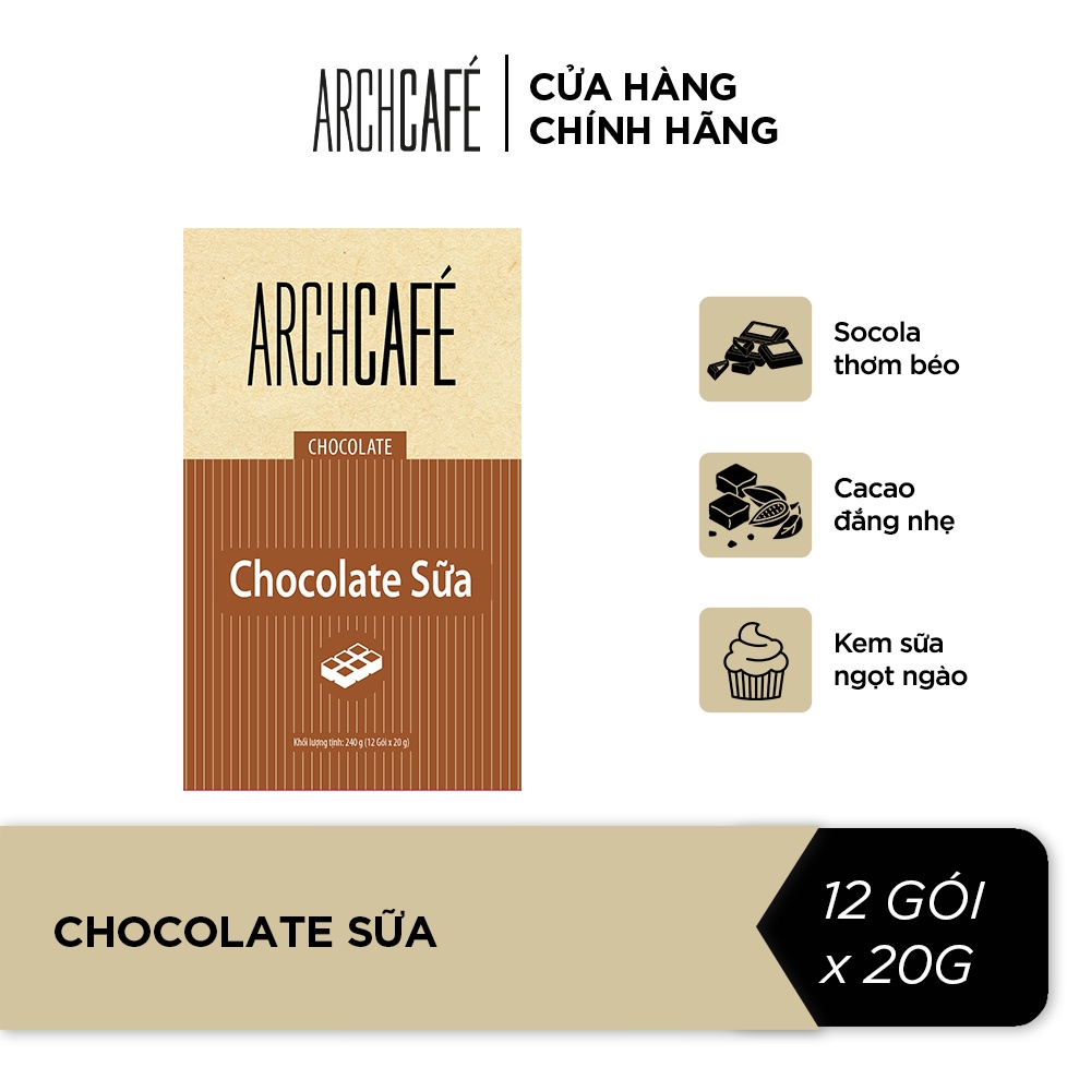 チョコレートミルク Chocolate Sua パック(12袋×20g) Archcafe