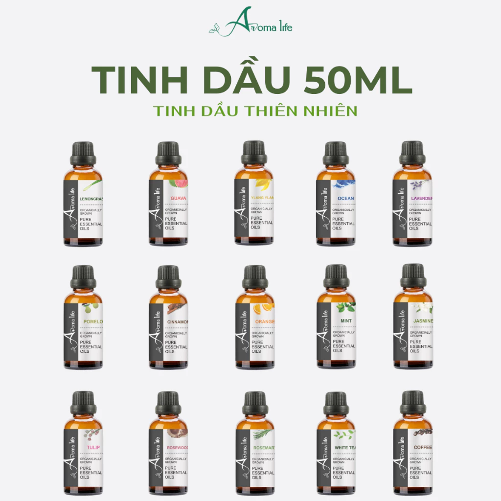 AROMA LIFE 純正天然ルームフレグランスエッセンシャルオイル 50ml - フレッシュグレープフルーツの香り