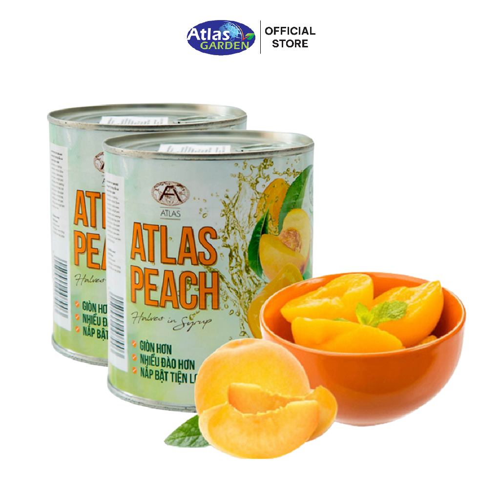 アトラス ピーチ シロップ漬け 南アフリカ産 825g ATLAS