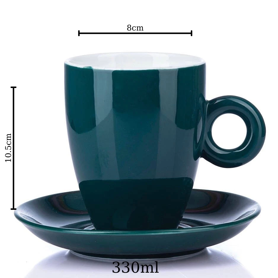 バッチャン焼き 火変釉 マグカップ 蓋付き 330ml 正真正銘 手作り 美しいセラミックカップ 緑茶・コーヒー用