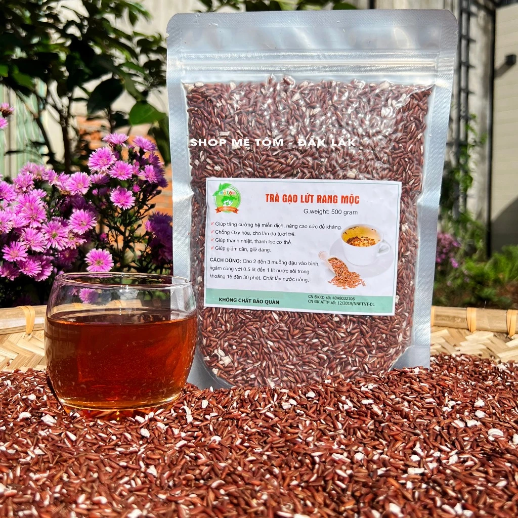 ダクラク産純正 焙煎竜血玄米 500g ジップパック