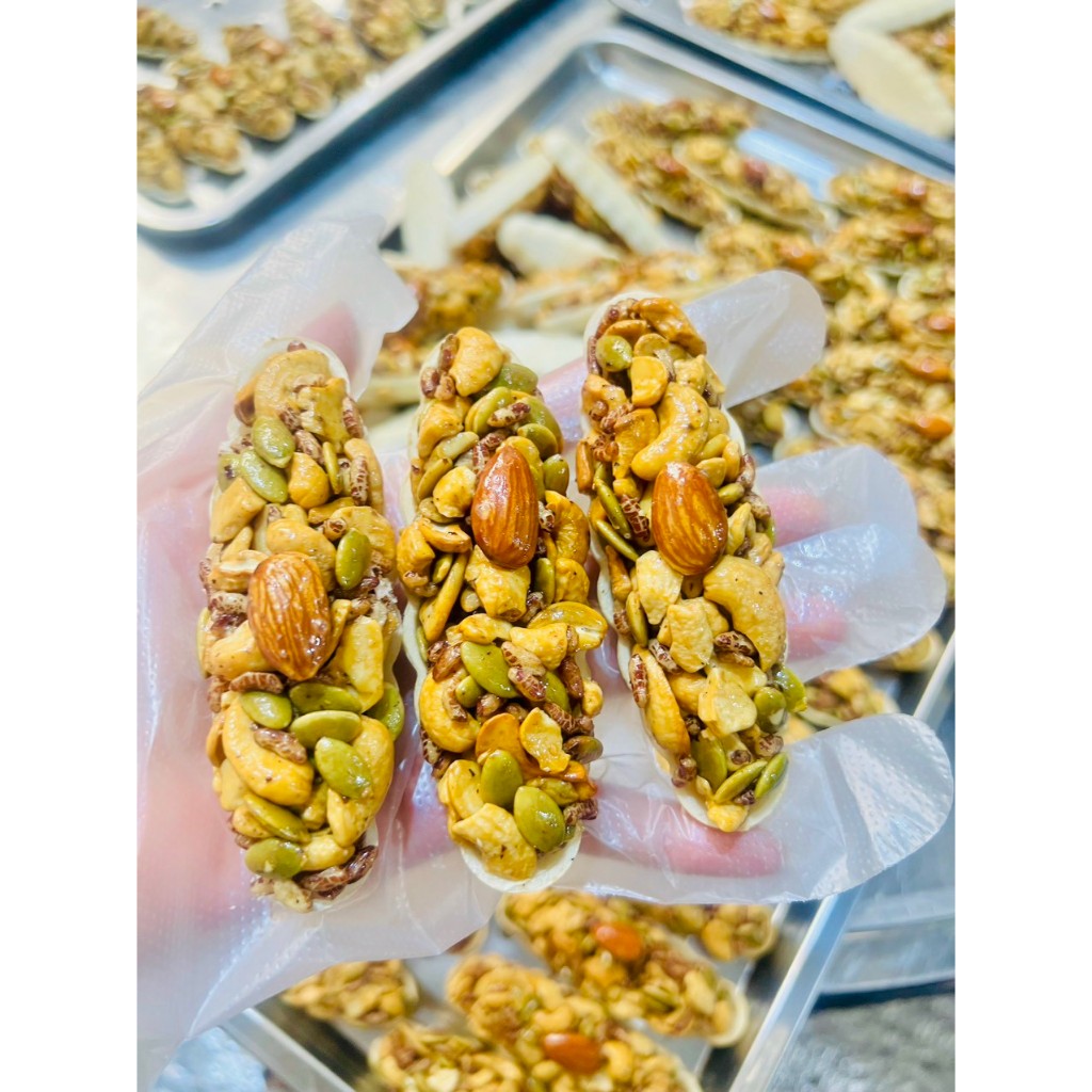 Bánh Thuyền Healthy Mix Hạt Hạt Dinh Dưỡng Ăn Kiêng 1000g Bánh Thuyền Việt Nam