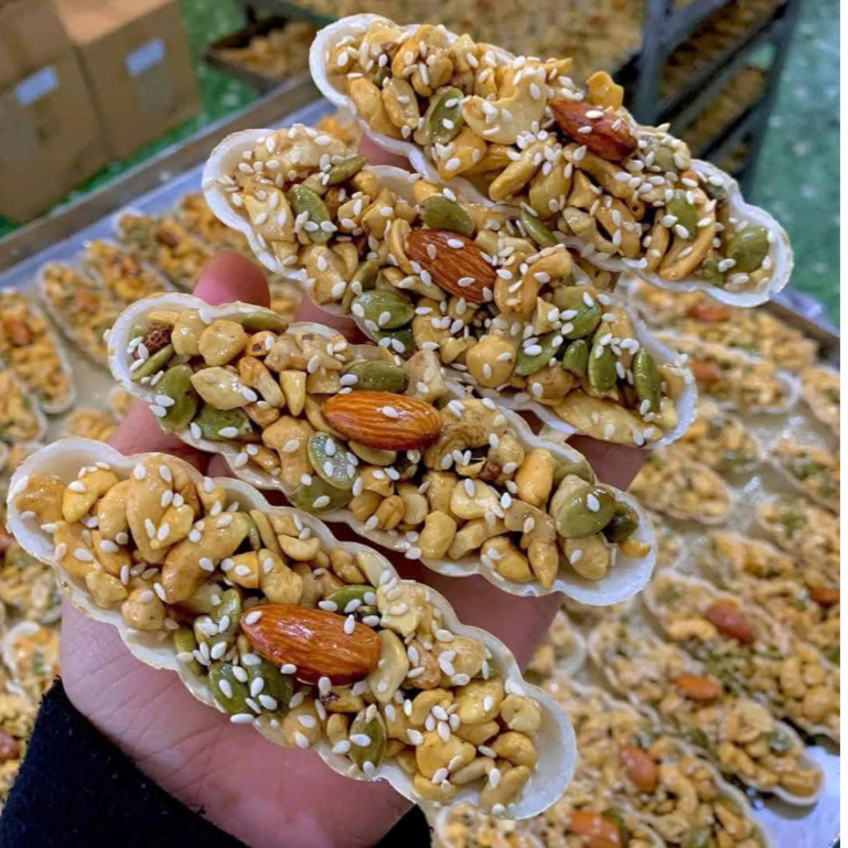 Bánh Thuyền Mix Hạt Healthy Series ミックスナッツ入りバインティエン 250g ダイエット・ビーガン・ヘルシー 250g Healthy Foods