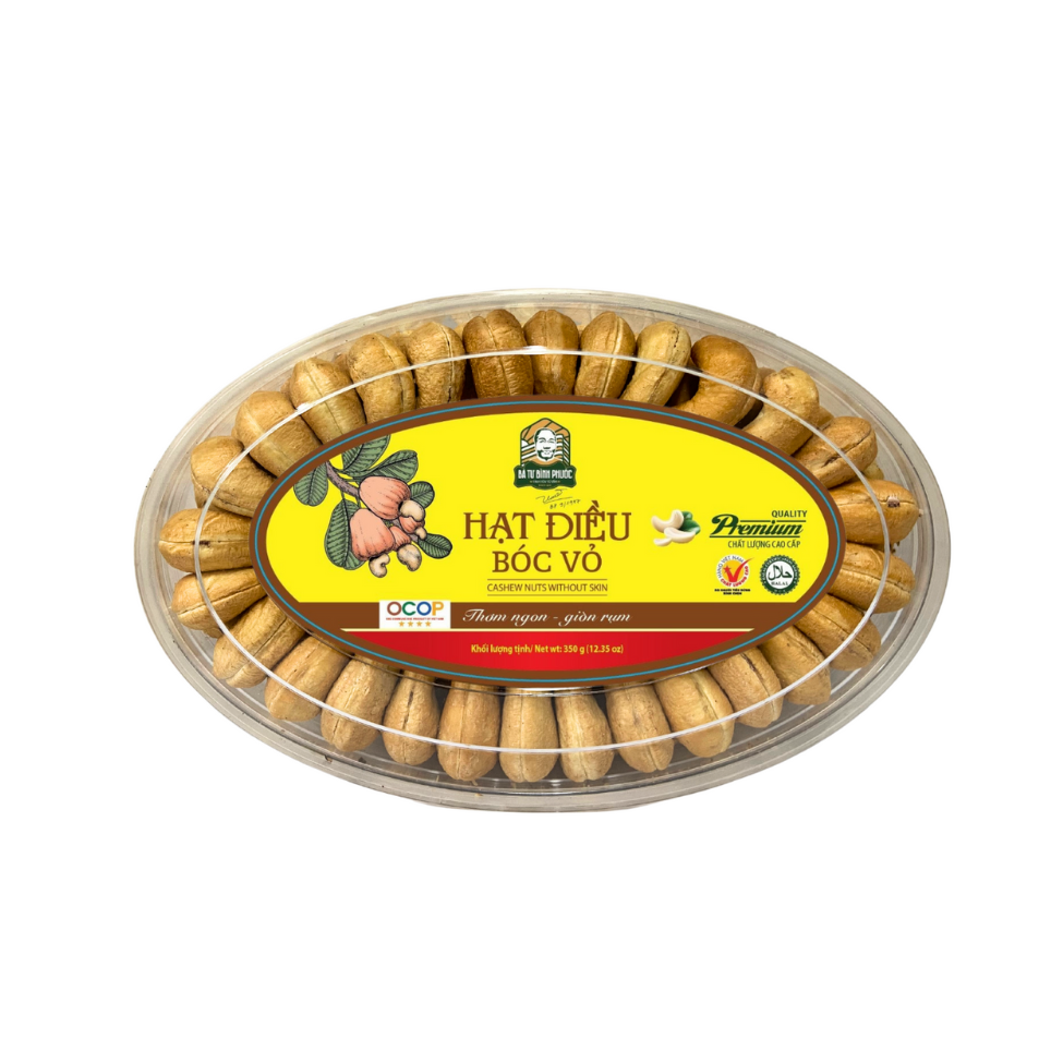 バートゥーさんの手むきカシューナッツ（薄皮なし）350g