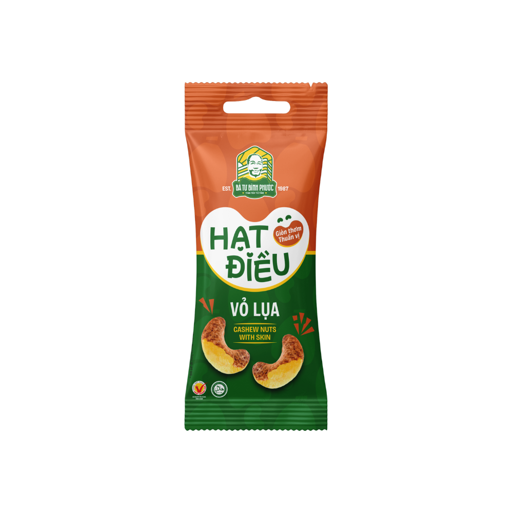 バートゥー薄皮カシューナッツ 塩味 30g ジップパック