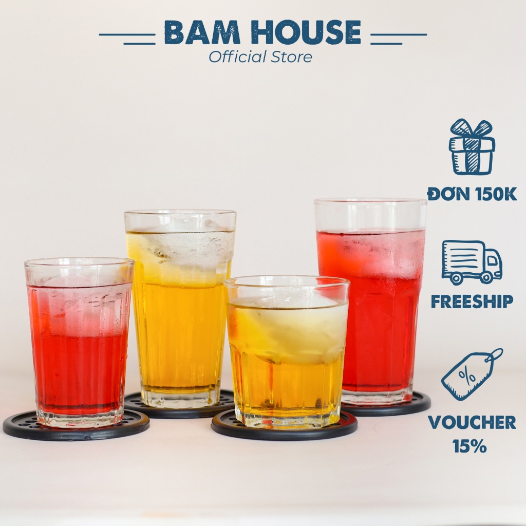 Bam House オクタゴン グラス プレミアム 300ml バムハウス
