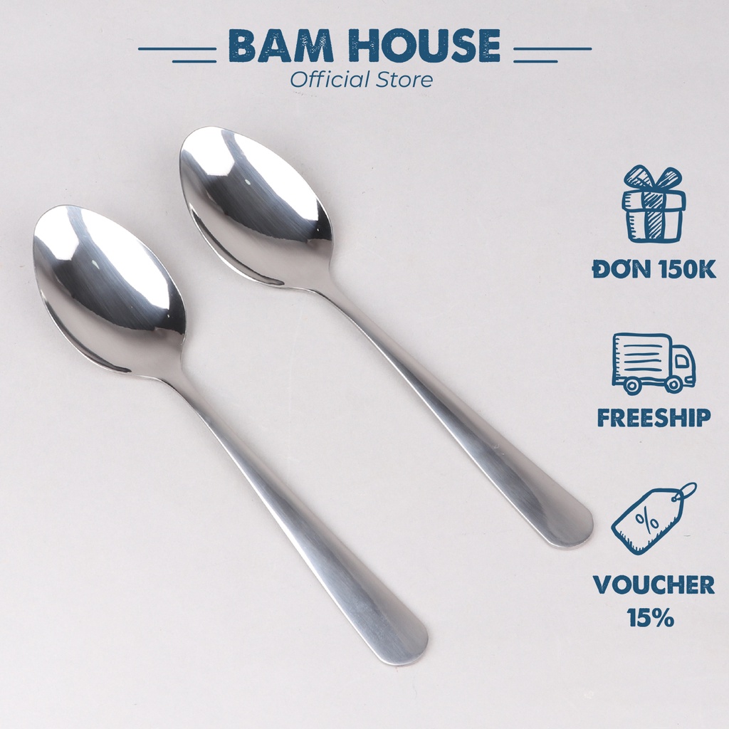 ステンレススプーン MRH02 とんがり 肉厚 光沢あり 高品質 Bam House