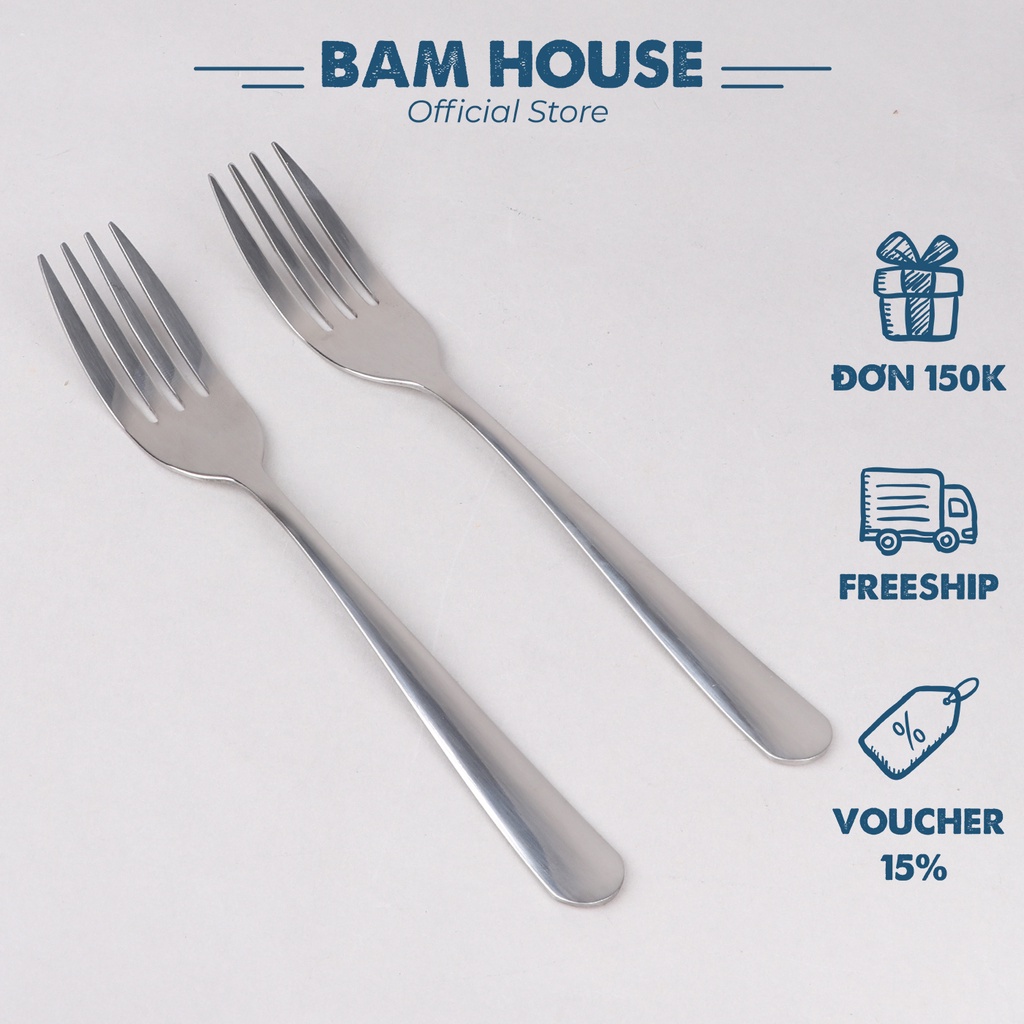 ステンレスフォーク MRH04 太く光沢がある 高品質 Bam House