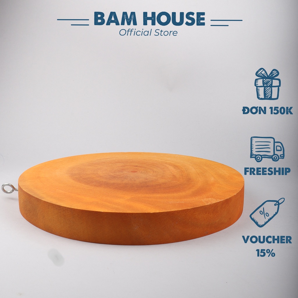 木製まな板 TG01 丸型 様々なサイズ 高品質  Bam House