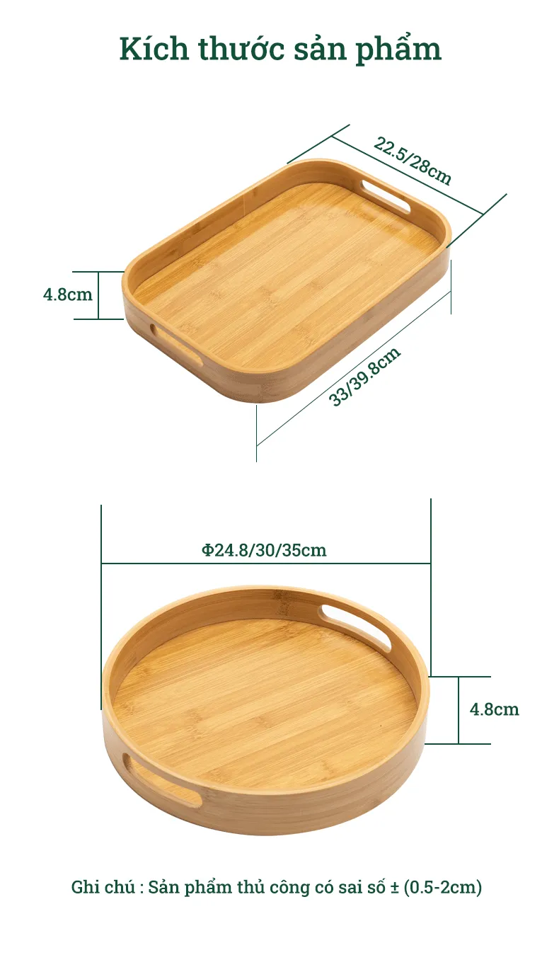 竹製トレイ 断熱材付き BAMBOOO