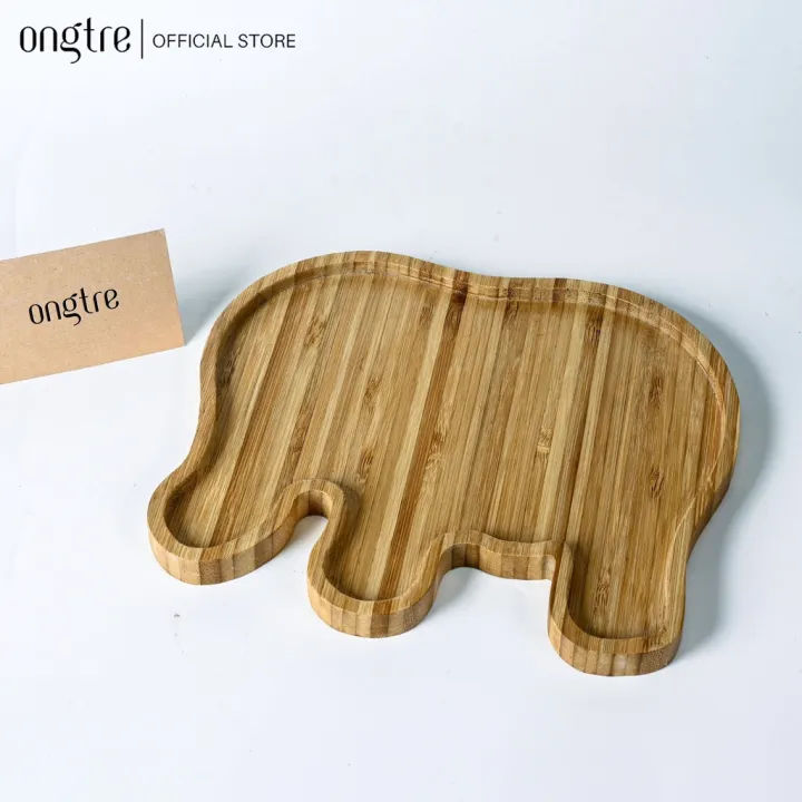 竹製トレイ ゾウ型 ベビー用 ONGTRE