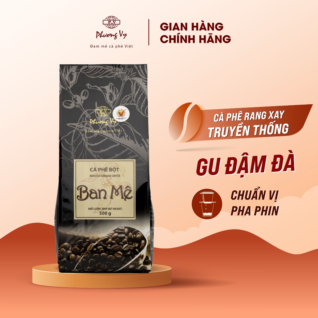 Ban Me Traditional Coffee 500g 濃厚で美味しい、Phuong Vy Coffee