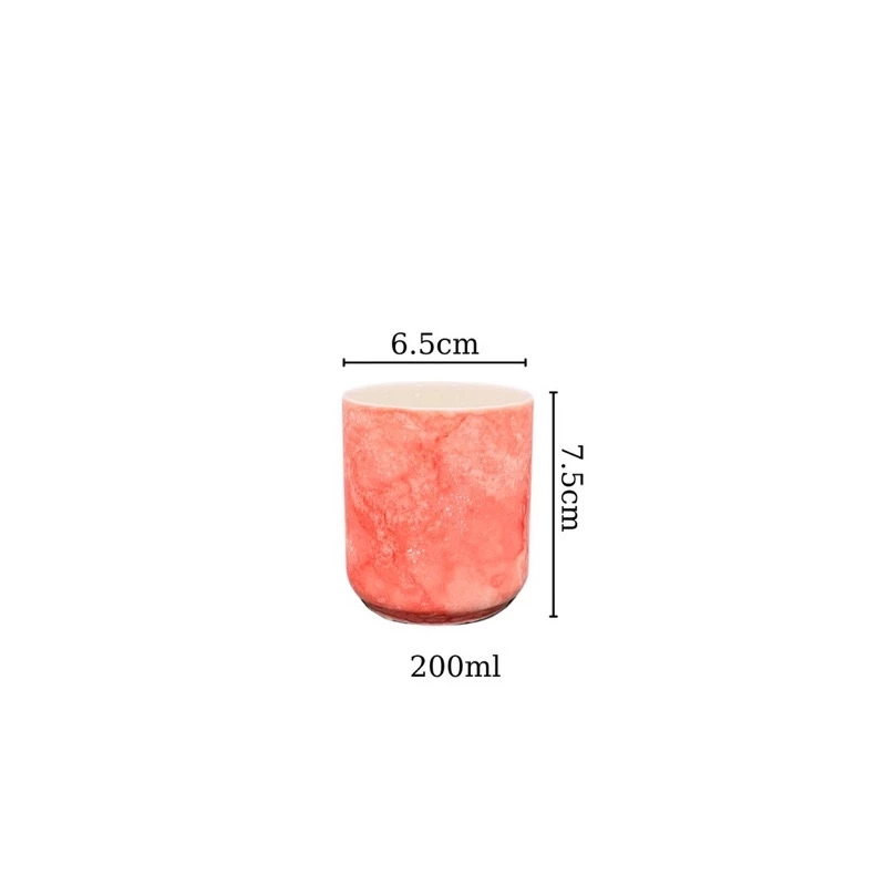 バッチャン焼 高級ストーン釉 200ml レッド タンブラーカップ