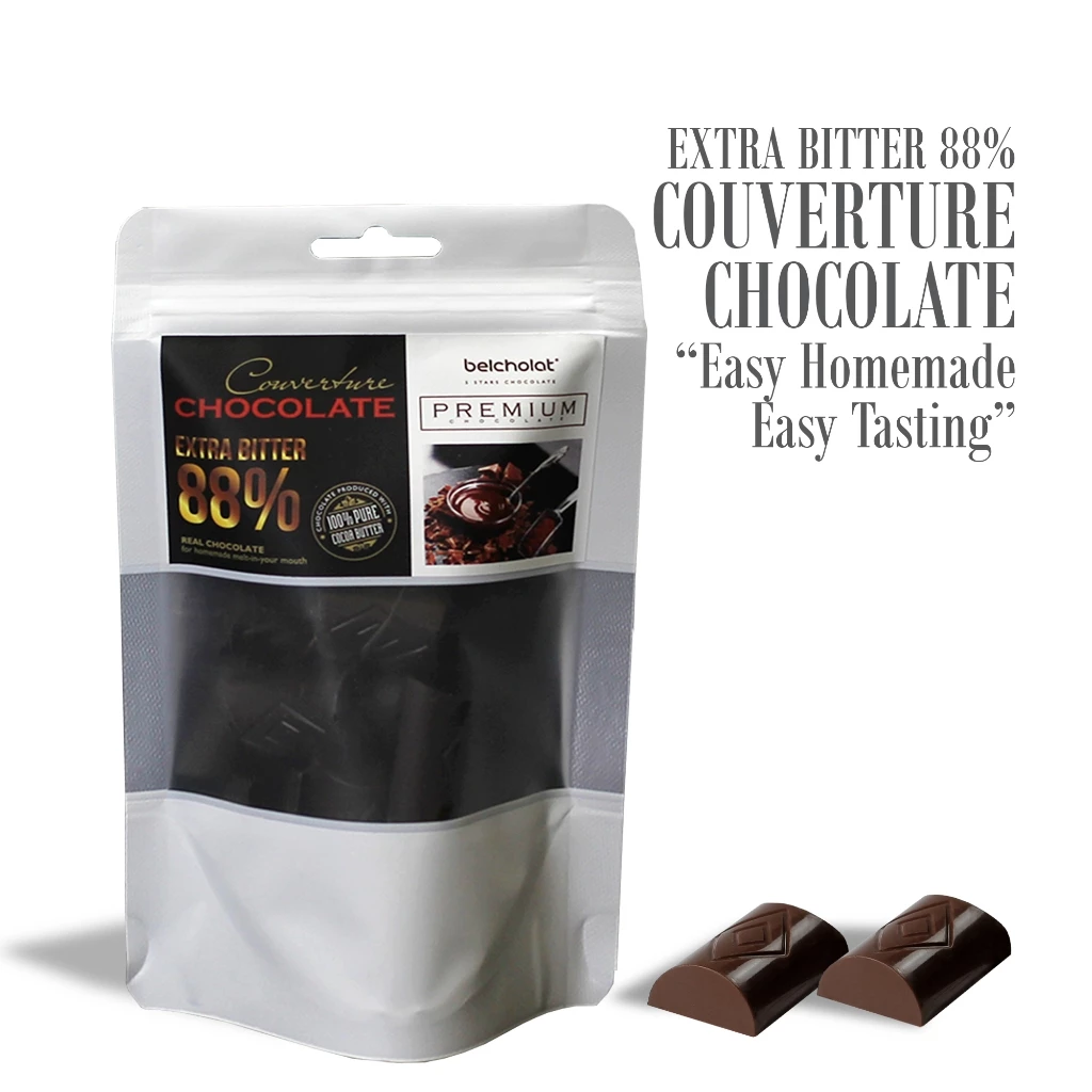 ベルコラット エクストラビター 85% ダーククーベルチュールチョコレート 150g (低糖質・ホテル/パティスリー/カフェ向け)