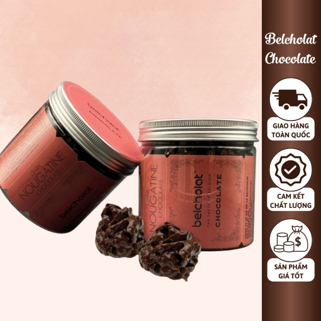 ダークチョコレート ヌガティーヌ  ココアバター 130g Belcholat