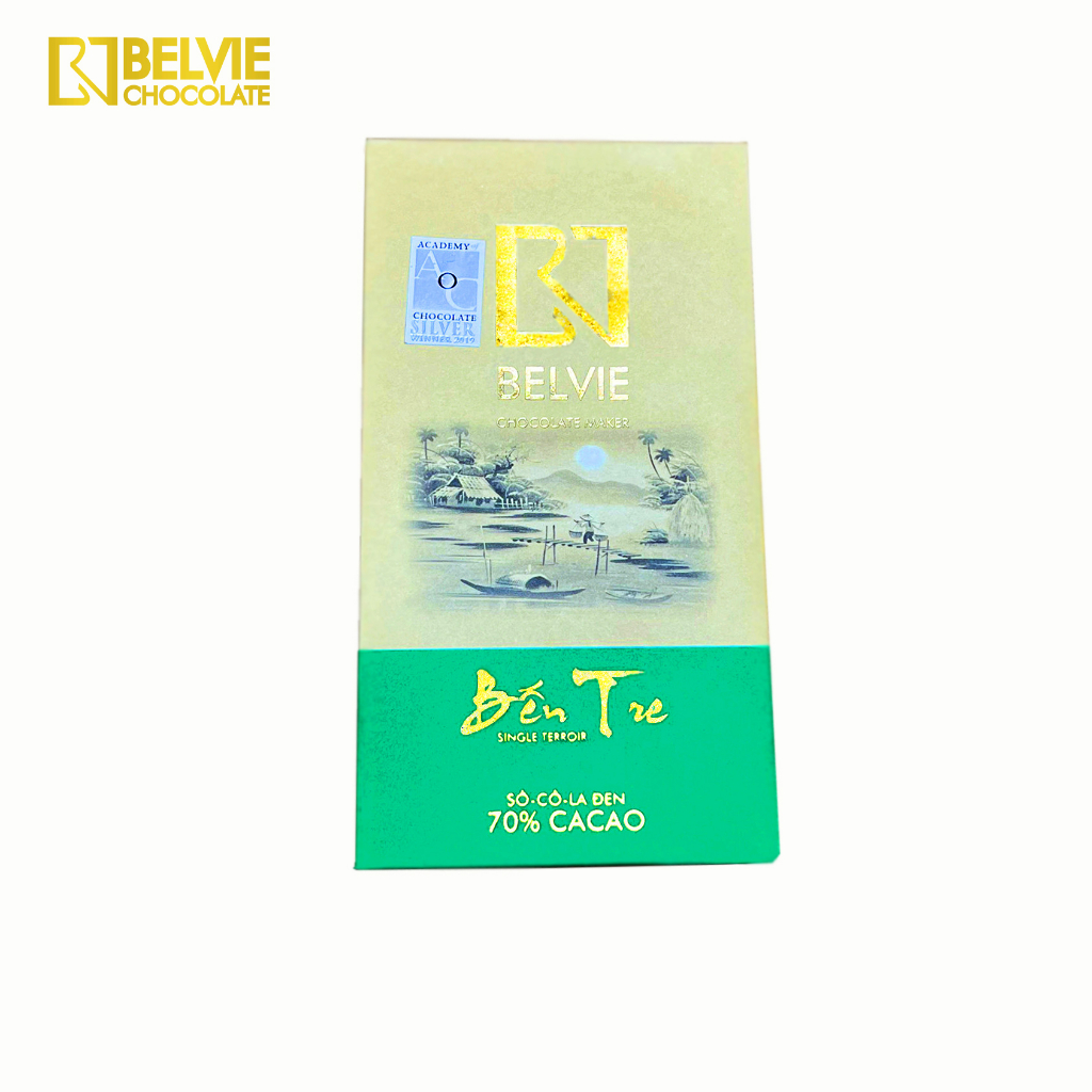 ブラックチョコレート Ben Tre 70%カカオ 27g Belvie