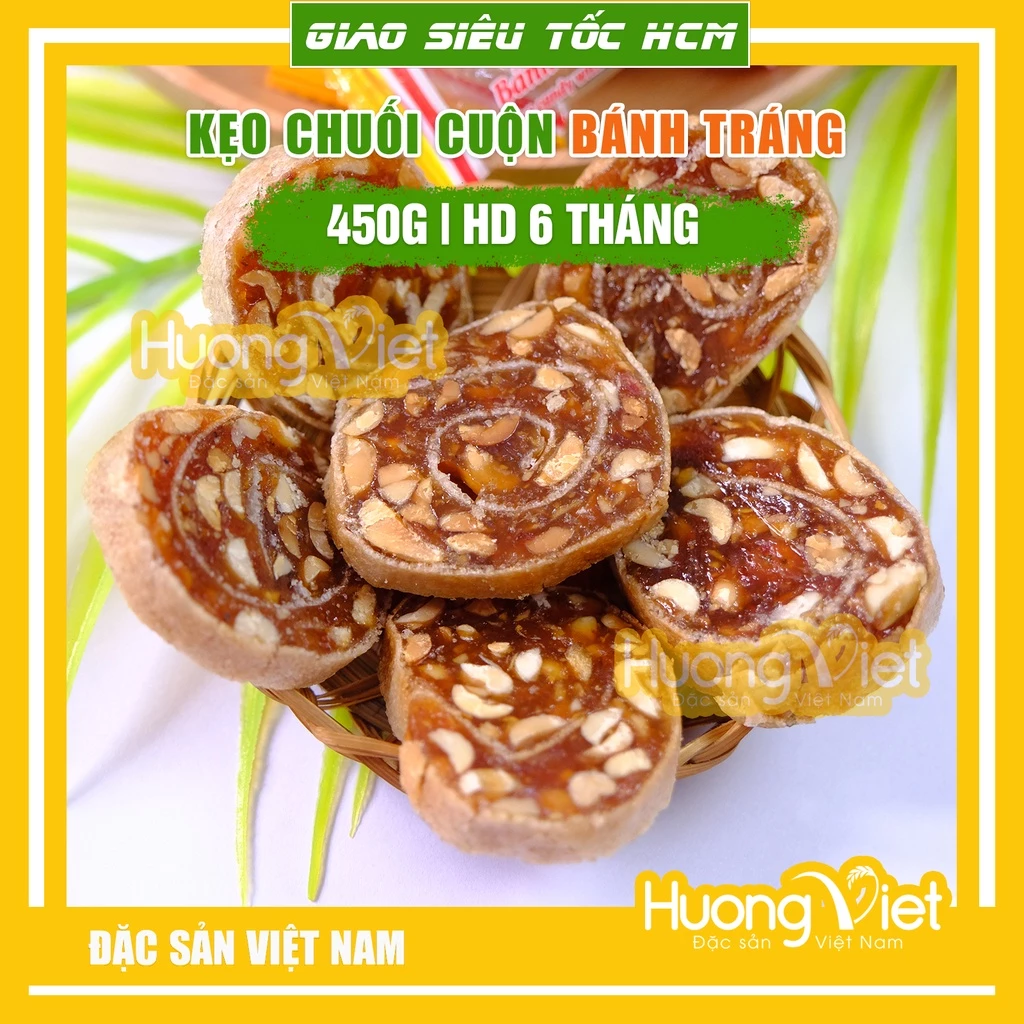 ベンチェー産 バナナライスペーパーロールキャンディ 450g - ハイトー・ベンチェー