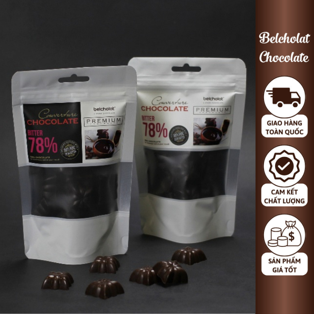 クーベルチュール ビターチョコレート 78%カカオ 150g/270g Belcholat
