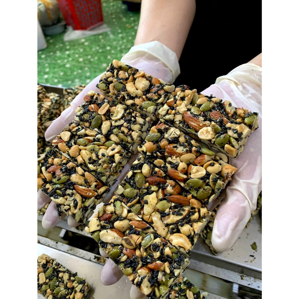 Thanh Mè Đen Healthy Snack Cereal Bánh Ngũ Cốc Không Đường 1000g