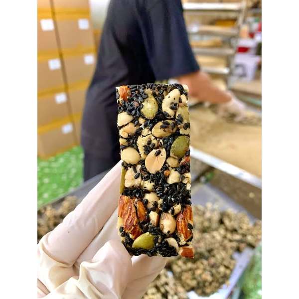 Black Sesame Nutrition Bar Diet Cereal Snack No Sugar Healthy Snack 500g