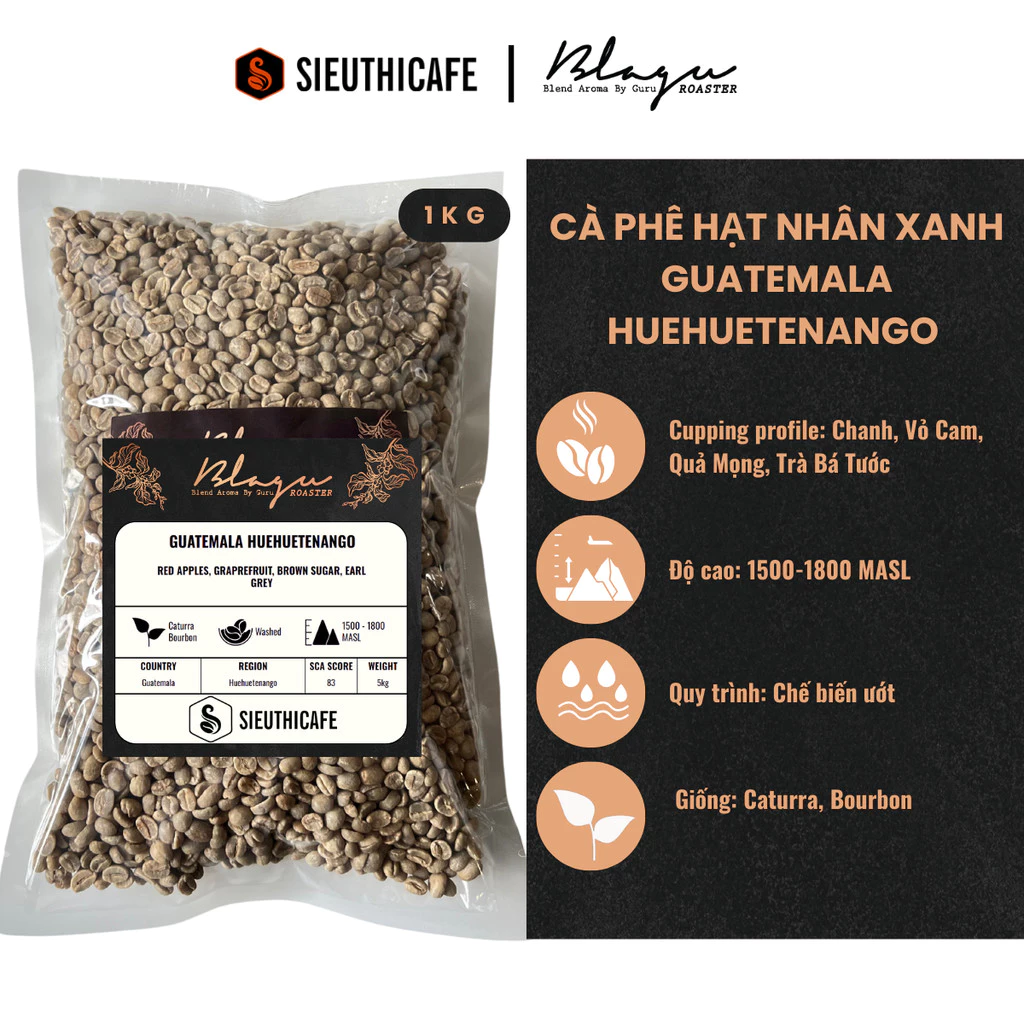 【Blagu Coffee】グアテマラ ウェウェテナンゴ スペシャルティ生豆 1kg