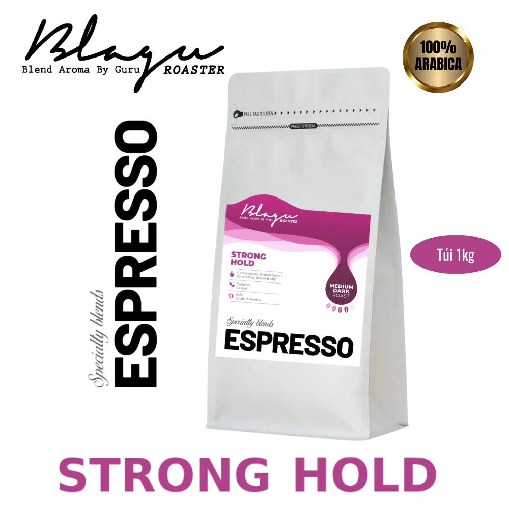 Blagu コールドブリュー専用 エスプレッソ特選ブレンド 強挽きコーヒー粉 | ミディアムダークロースト | 1000g