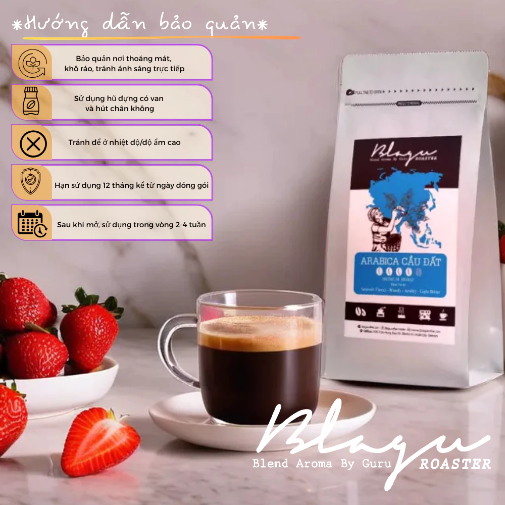 Blagu カウダット産アラビカ豆100% 中挽きフィルターコーヒー粉 | ミディアムロースト | 250g
